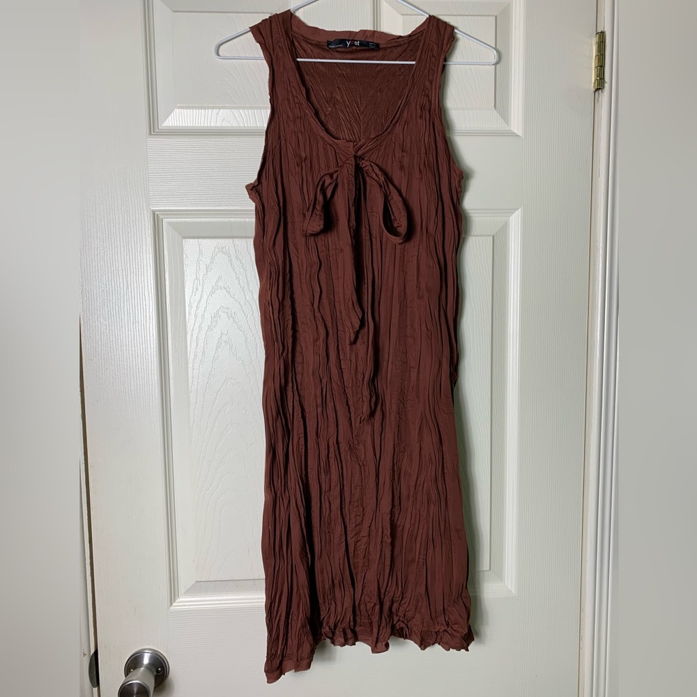 Yest | Genay Crinkle Raw Hem Tunic Dress - 6-8